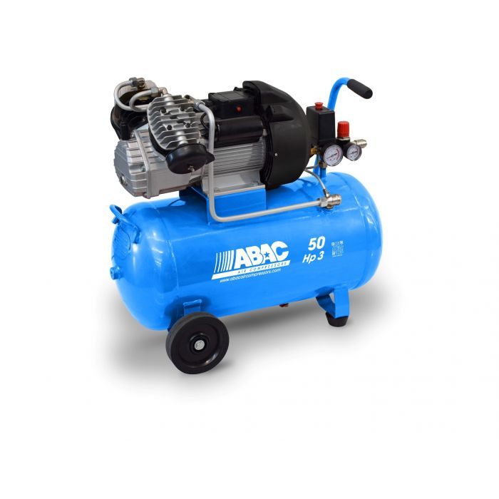 ABAC V36/50 CM3 V-Twin 3Hp, 50Ltr (230v) (c.f.m. - 13, L/min. - 368)