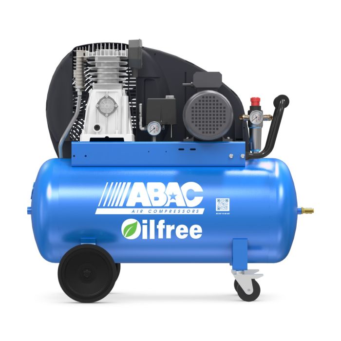 ABAC Pro A29B-0 100 CM3 3Hp, 100Ltr Oil Free (230V) (c.f.m. - 11, L/min. - 312)