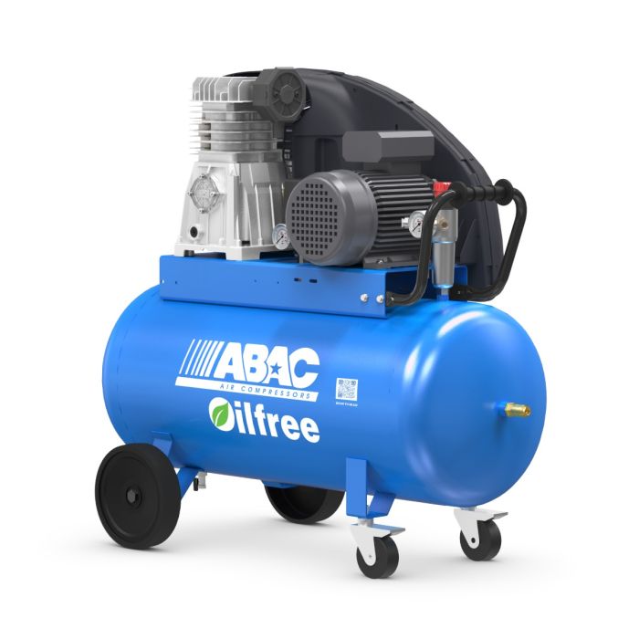 ABAC Pro A29B-0 100 CM3 3Hp, 100Ltr Oil Free (230V) (c.f.m. - 11, L/min. - 312)