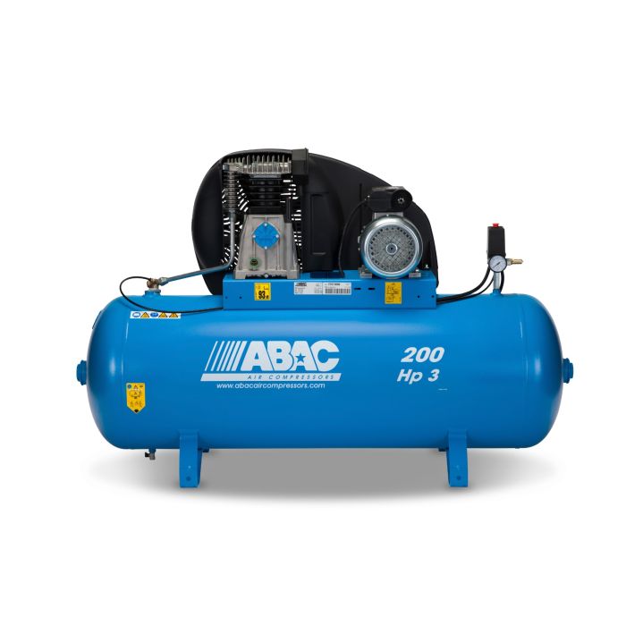 ABAC Pro A39B 200 FT3 3Hp, 200Ltr (400V) (c.f.m. - 14, L/min. - 396)