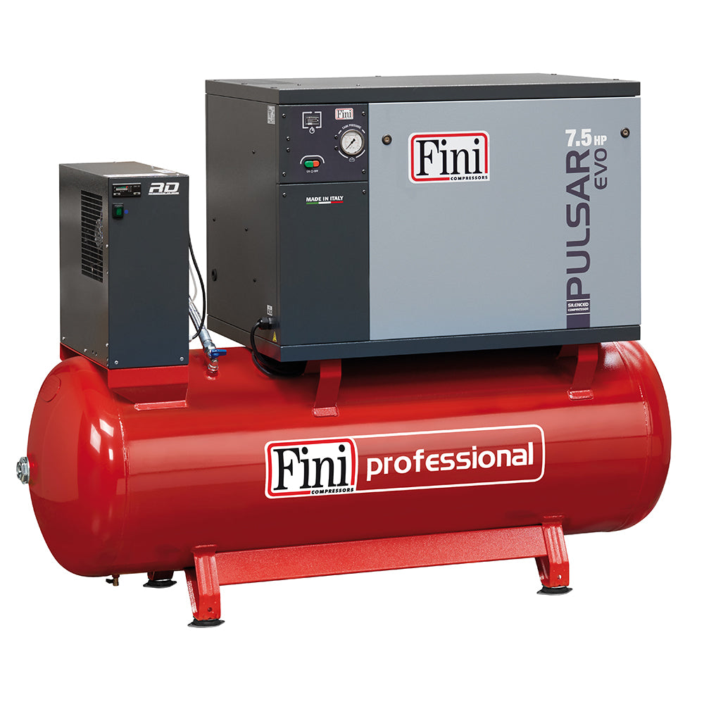 New FINI Pulsar EVO BK119-500-7.5 ES 7.5Hp, 5.5kW (c.f.m. - 29.7, L/min. - 840) - The Compressor Warehouse