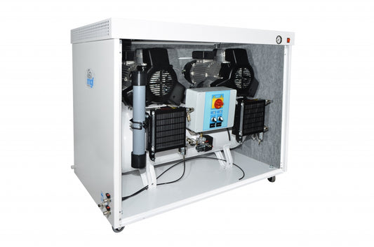 MGF CS100/50 Cabinet Silenced 3 Phase (c.f.m. @5Bar - 17.6, L/min. @5Bar - 500) - The Compressor Warehouse