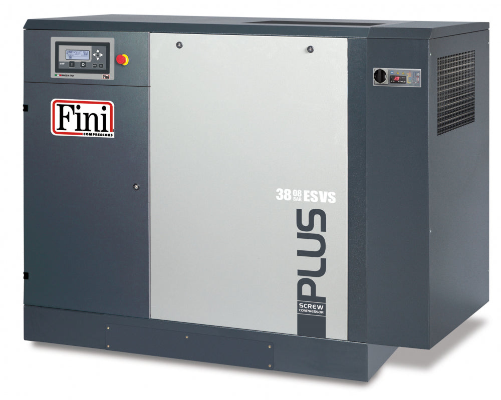 FINI PLUS 3810 ES VS Variable Speed (c.f.m. - 184-72, L/min. - 5200-2050) - The Compressor Warehouse