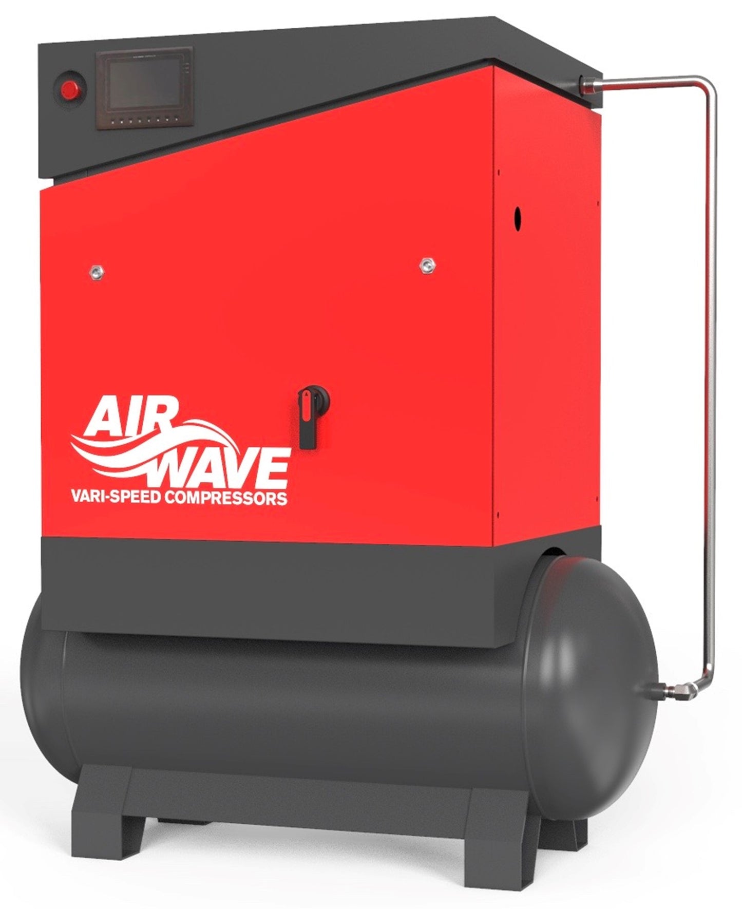 Airwave VARI-Speed, Variable Speed Compressor, 15hp/11Kw-400V, 62 CFM, 6-10 Bar 300L Tank Mounted