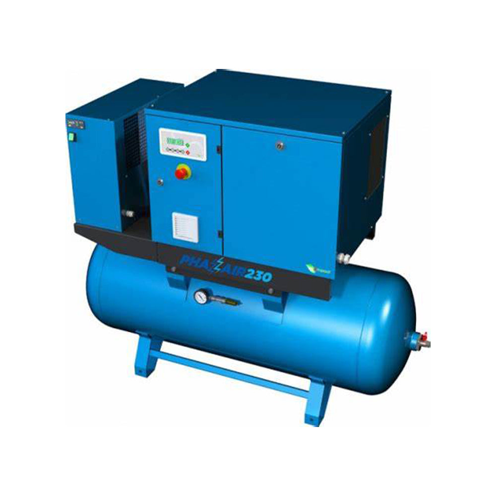 PhaZair-230 5.510-270 VSD-DF Variable Speed Receiver Mounted With Dryer (c.f.m. - 24, L/min. - 680)